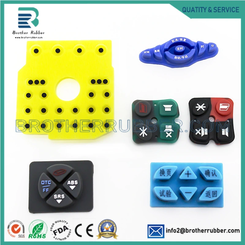 Electrical Device Silicone Rubber Keypad Rubber Membrane Silicone Button Keypad